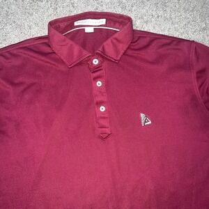 Holderness & Bourne Golf Polo Shirt Mens XL Tailored Fit Maroon Golf